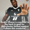 奥纳纳有望重回曼联首发战富勒姆！阿莫林想卖却没人要，球员不想走